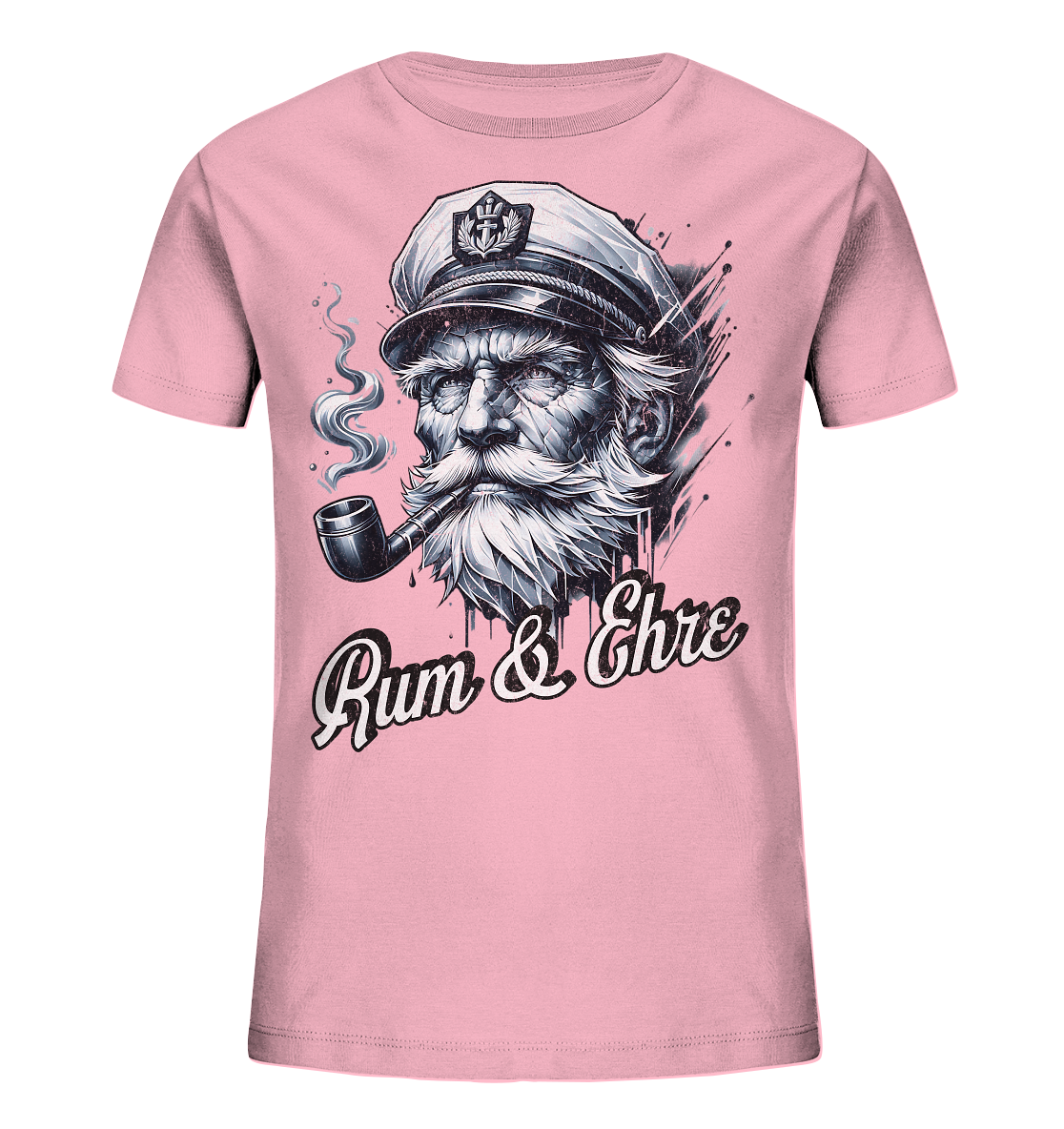 Rum und Ehre Kapitän - Kinder Bio Shirt