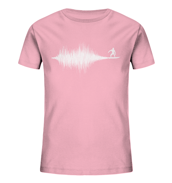 Soundwave Schallewelle Surfer Equilizer - Kinder Bio Shirt - Kiebitzdelle