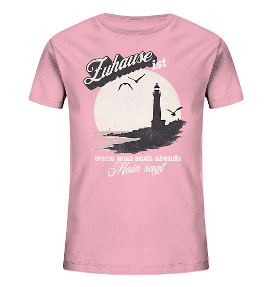 Moin Spruch Zuhause - Kinder Bio Shirt