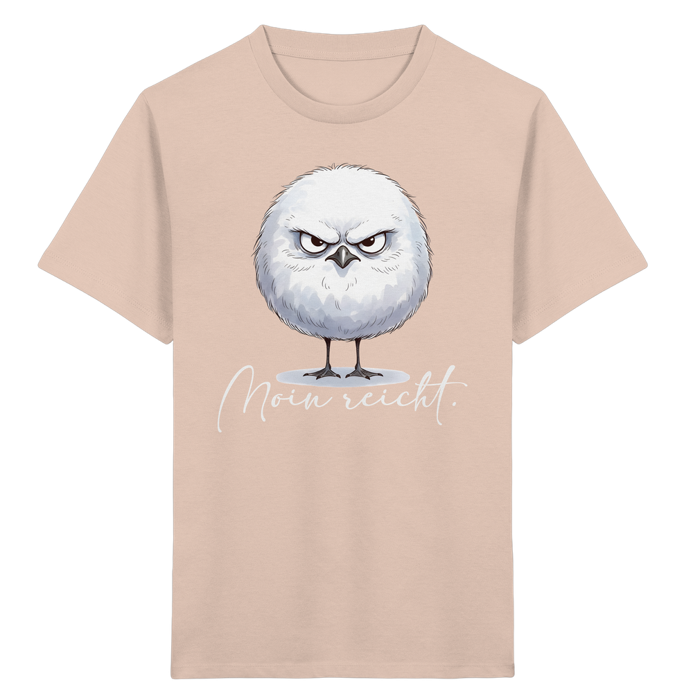 Moin reicht - Grimmige runde Möwe - Kids Organic Shirt
