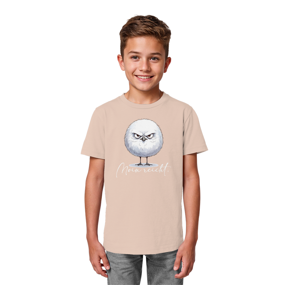 Moin reicht - Grimmige runde Möwe - Kids Organic Shirt