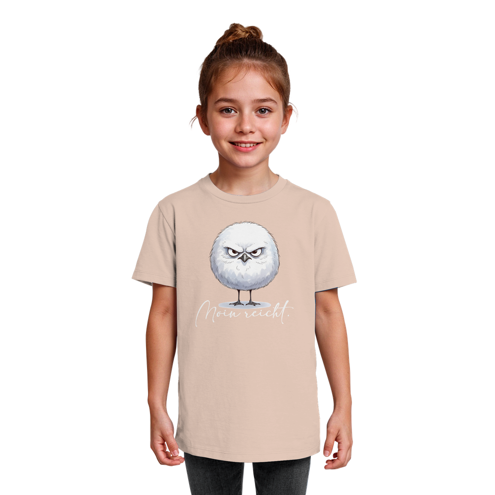Moin reicht - Grimmige runde Möwe - Kids Organic Shirt