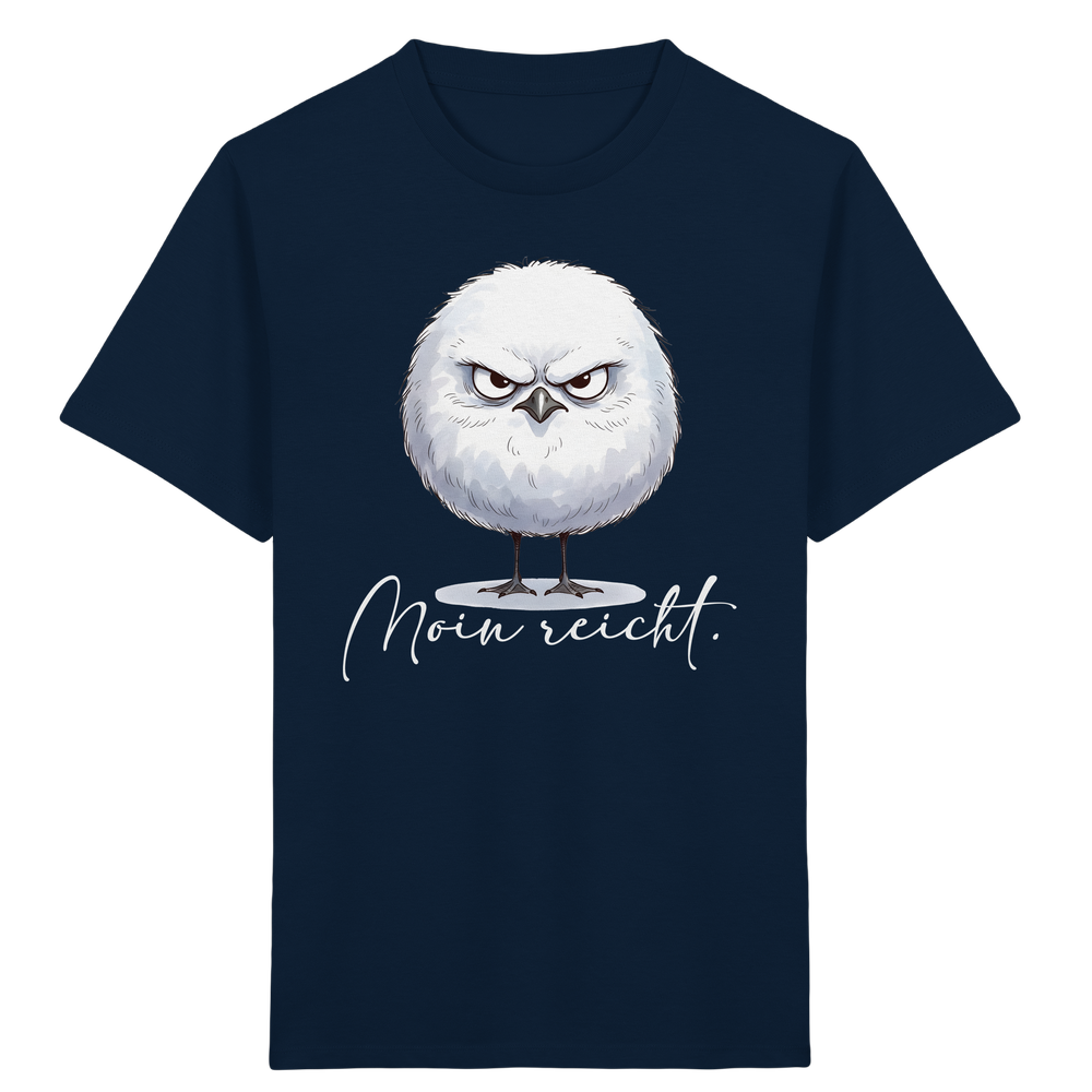 Moin reicht - Grimmige runde Möwe - Kids Organic Shirt