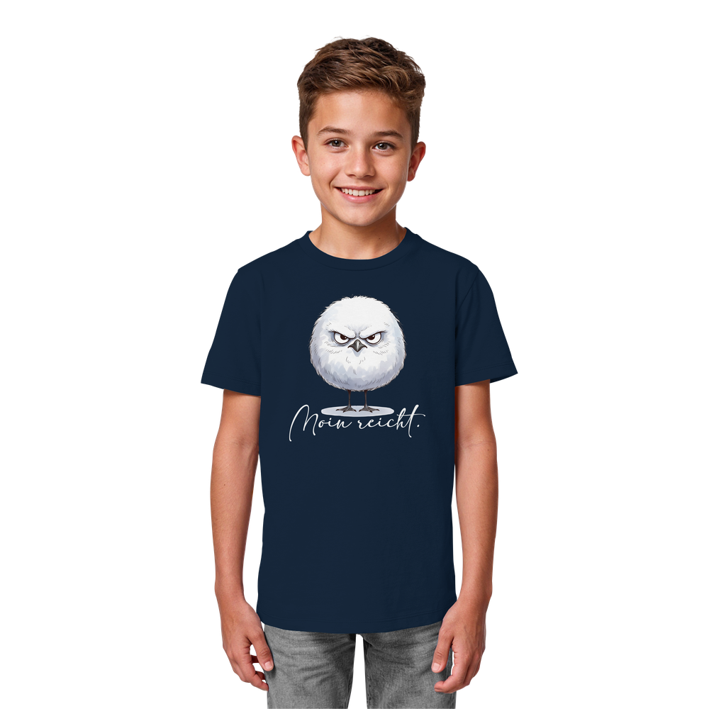 Moin reicht - Grimmige runde Möwe - Kids Organic Shirt