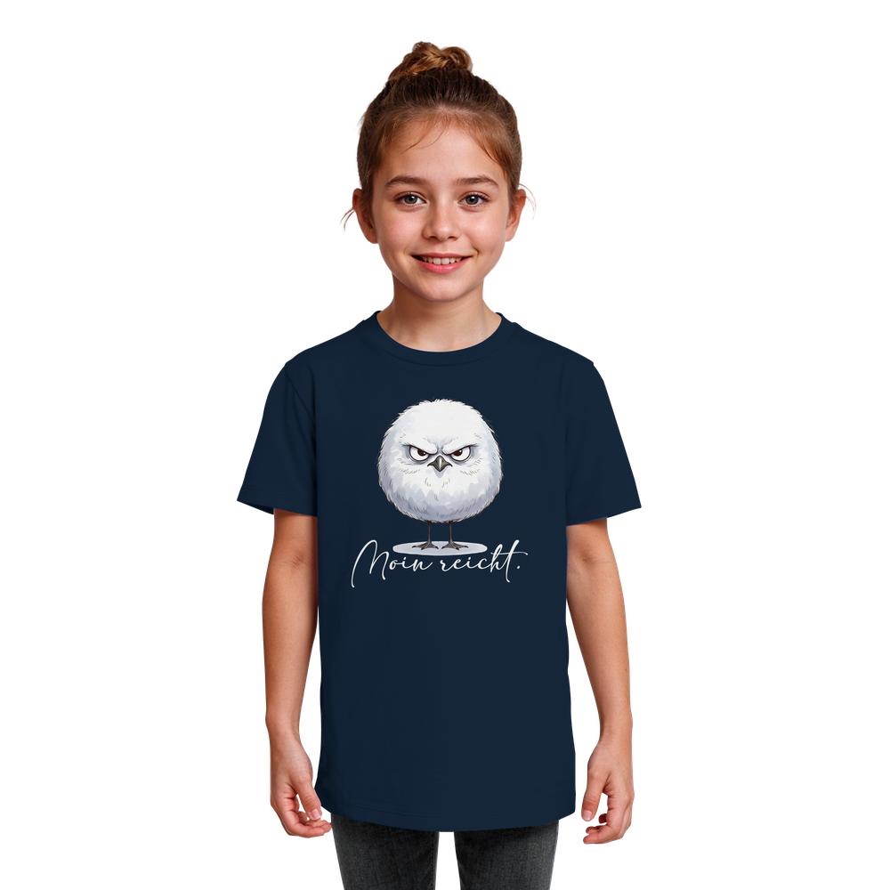 Moin reicht - Grimmige runde Möwe - Kids Organic Shirt
