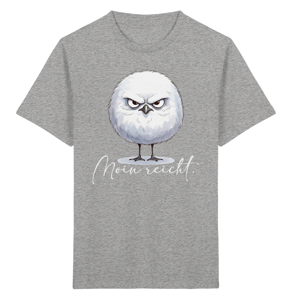Moin reicht - Grimmige runde Möwe - Kids Organic Shirt