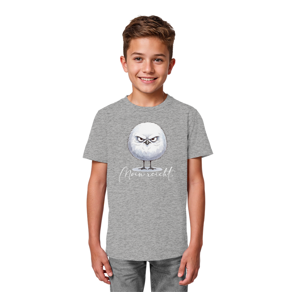 Moin reicht - Grimmige runde Möwe - Kids Organic Shirt