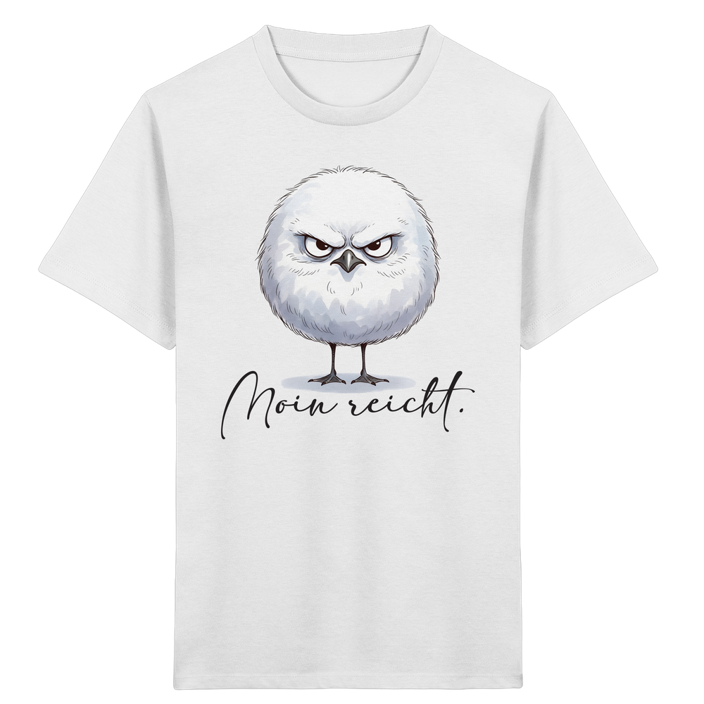 Moin reicht - Grimmige runde Möwe - Kids Organic Shirt