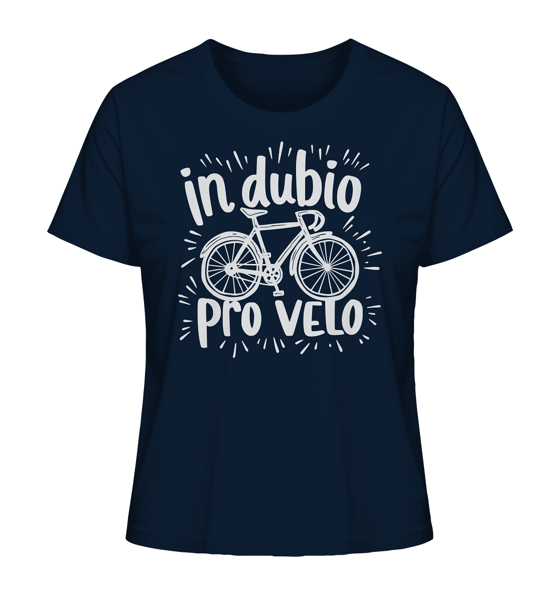 In dubio pro velo Fahrrad Spruch - Damen Premium Bio Shirt - Kiebitzdelle