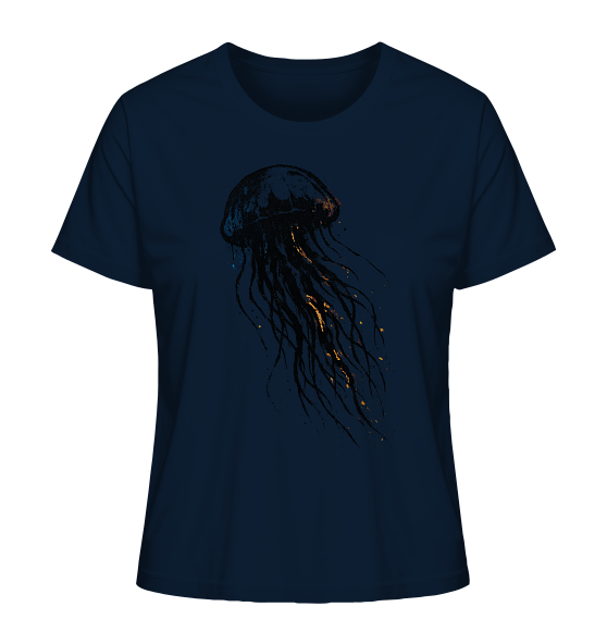 Street Art Qualle - Damen Premium Bio Shirt - Kiebitzdelle