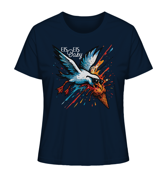 Eis Eis Baby Eisdieb Möwe - Damen Premium Bio Shirt - Kiebitzdelle