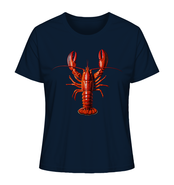 Roter Hummer - Damen Premium Bio Shirt - Kiebitzdelle