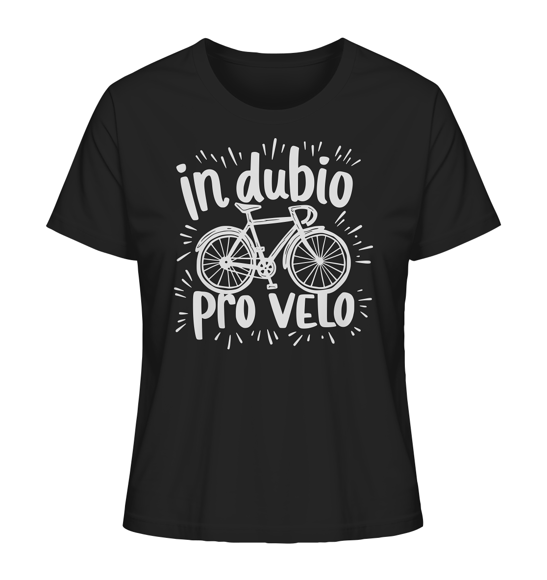 In dubio pro velo Fahrrad Spruch - Damen Premium Bio Shirt - Kiebitzdelle