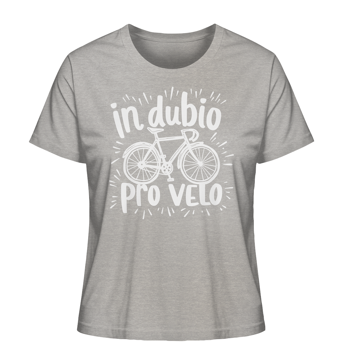 In dubio pro velo Fahrrad Spruch - Damen Premium Bio Shirt - Kiebitzdelle