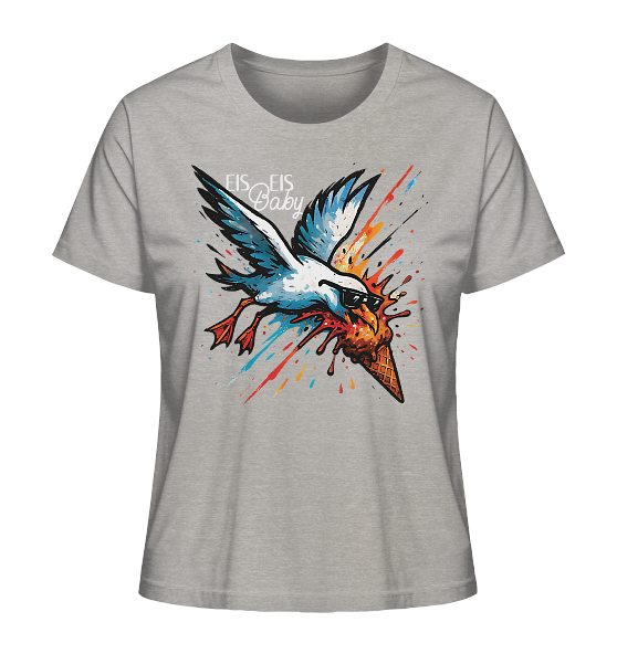Eis Eis Baby Eisdieb Möwe - Damen Premium Bio Shirt - Kiebitzdelle