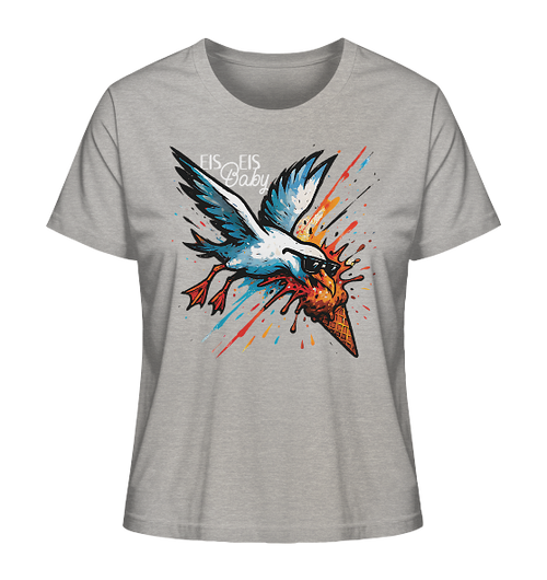 Eis Eis Baby Eisdieb Möwe - Damen Premium Bio Shirt - Kiebitzdelle