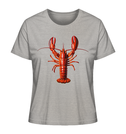 Roter Hummer - Damen Premium Bio Shirt - Kiebitzdelle