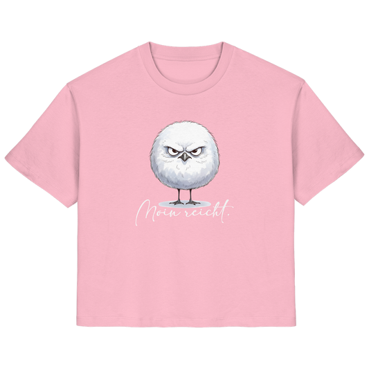 Moin reicht - Grimmige runde Möwe - Ladies Organic Shirt