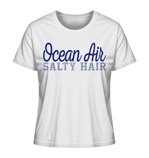 Ocean Air Salty Hair - Damen Premium Bio Shirt - Kiebitzdelle