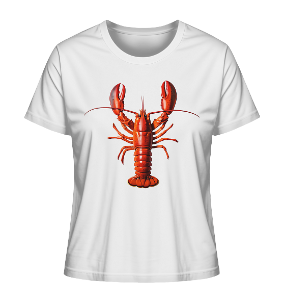 Roter Hummer - Damen Premium Bio Shirt - Kiebitzdelle