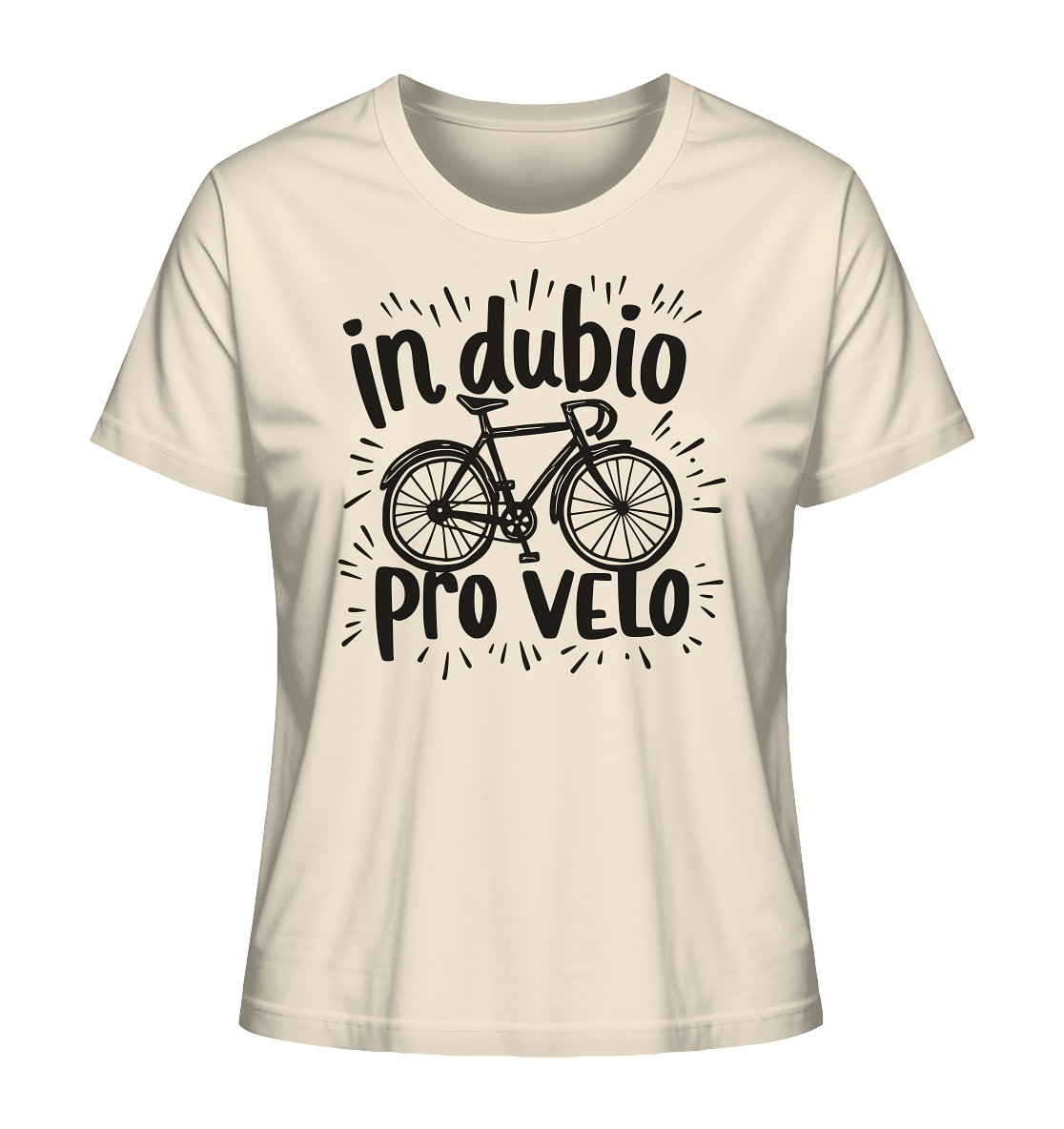 In dubio pro velo Fahrrad Spruch - Damen Premium Bio Shirt - Kiebitzdelle