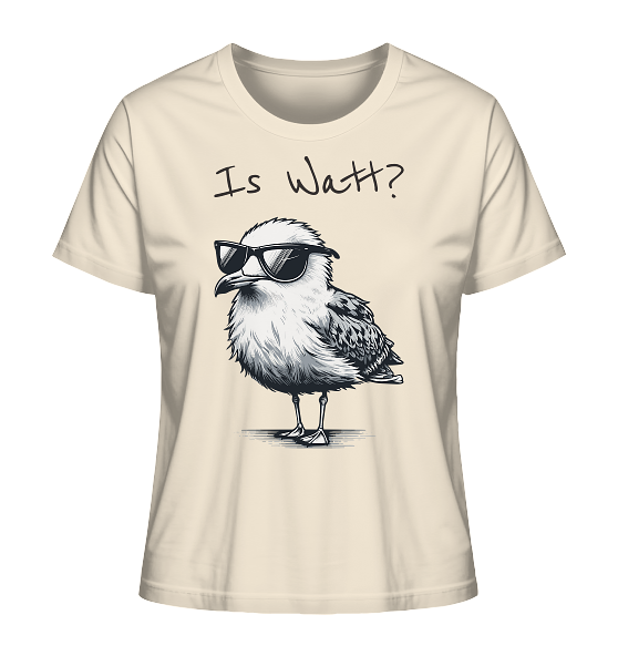 Is Watt Coole Möwe - Damen Premium Bio Shirt - Kiebitzdelle