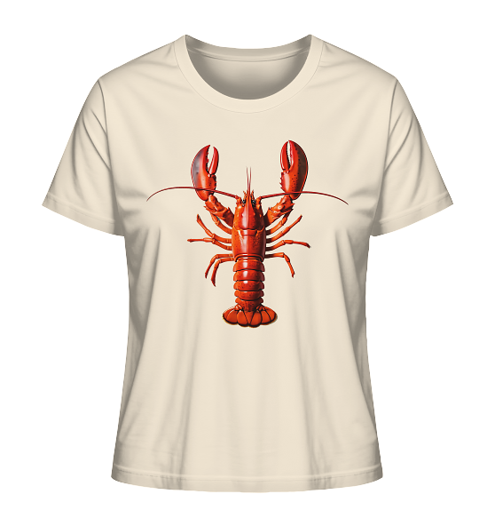 Roter Hummer - Damen Premium Bio Shirt - Kiebitzdelle