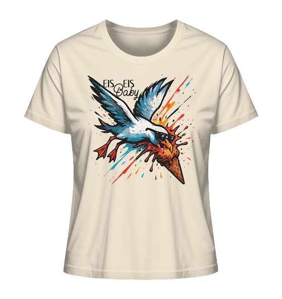 Eis Eis Baby Eisdieb Möwe - Damen Premium Bio Shirt - Kiebitzdelle