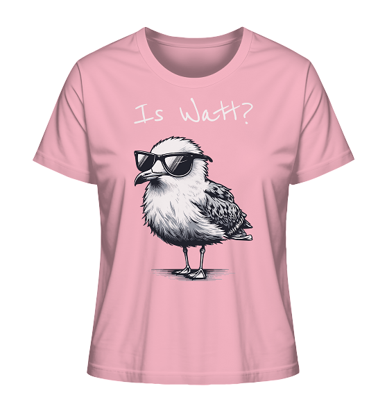 Is Watt Coole Möwe - Damen Premium Bio Shirt - Kiebitzdelle