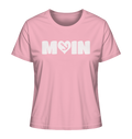 Moin Spruch mit Herz Anker  - Damen Premium Bio Shirt - Kiebitzdelle