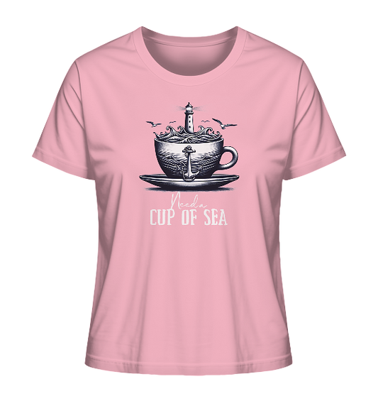 Need a cup of sea - Damen Premium Bio Shirt