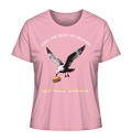 Freche Möwe will Burger statt Krabben - Damen Premium Bio Shirt - Kiebitzdelle