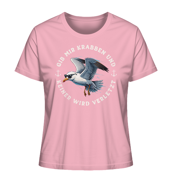 Gib mir Krabben und keiner wird verletzt - Damen Premium Bio Shirt - Kiebitzdelle