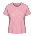 Papierschiff Papierboot Origami - Damen Premium Bio Shirt - Kiebitzdelle