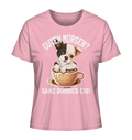 Guten Morgen Ganz dünnes Eis Hund Kaffeetasse - Damen Premium Bio Shirt - Kiebitzdelle
