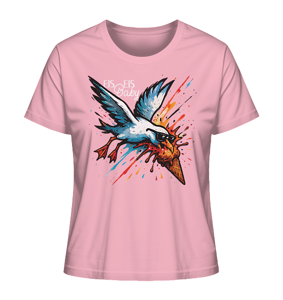 Eis Eis Baby Eisdieb Möwe - Damen Premium Bio Shirt - Kiebitzdelle