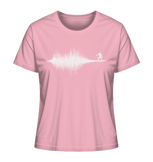 Soundwave Schallewelle Surfer Equilizer - Damen Premium Bio Shirt