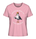 Snack mi nich an erst Koffein Möwe Spruch - Damen Premium Bio Shirt - Kiebitzdelle
