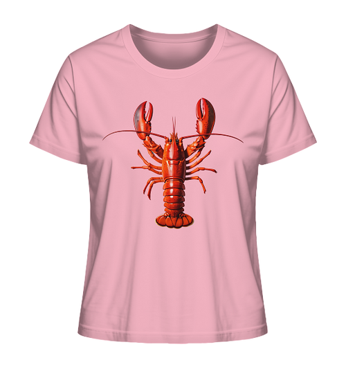 Roter Hummer - Damen Premium Bio Shirt - Kiebitzdelle