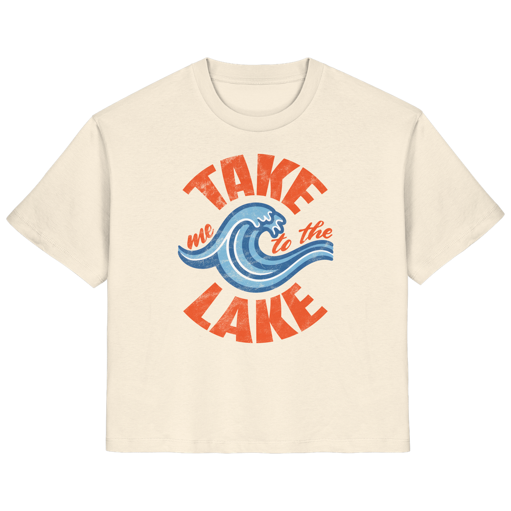 Take me to the Lake - Damen Premium Bio Shirt - Kiebitzdelle
