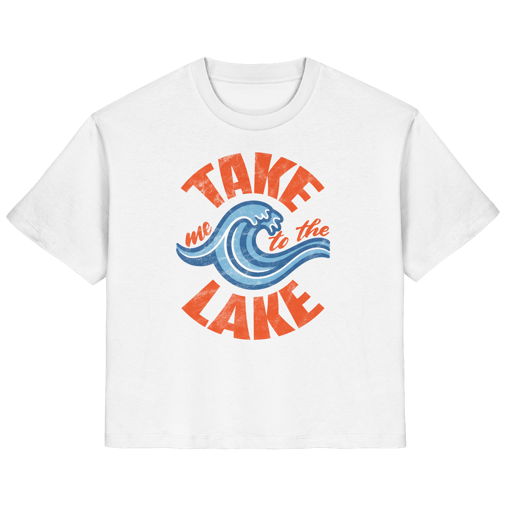 Take me to the Lake - Damen Premium Bio Shirt - Kiebitzdelle