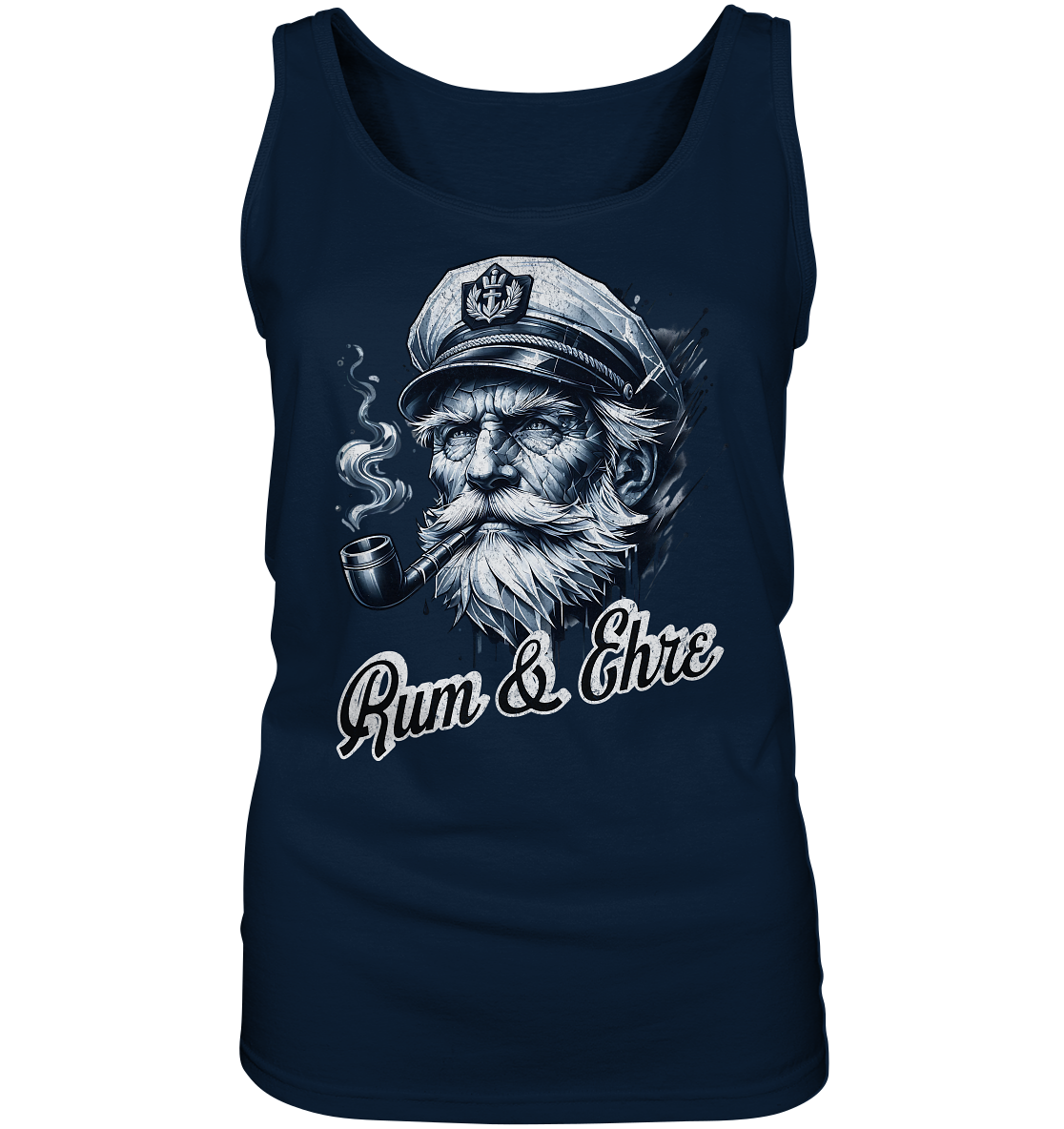 Rum und Ehre Kapitän - Damen Tank-Top - Kiebitzdelle