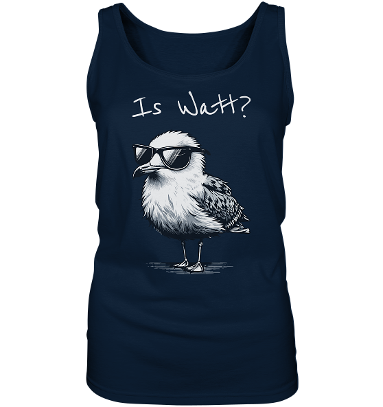 Is Watt Coole Möwe - Damen Tank-Top - Kiebitzdelle