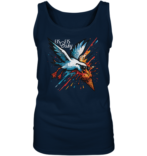 Eis Eis Baby Eisdieb Möwe - Damen Tank-Top - Kiebitzdelle