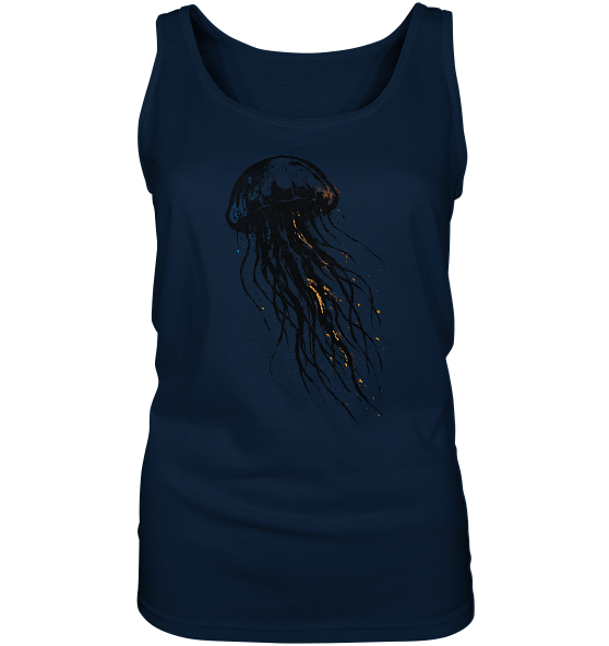 Street Art Qualle - Damen Tank-Top - Kiebitzdelle