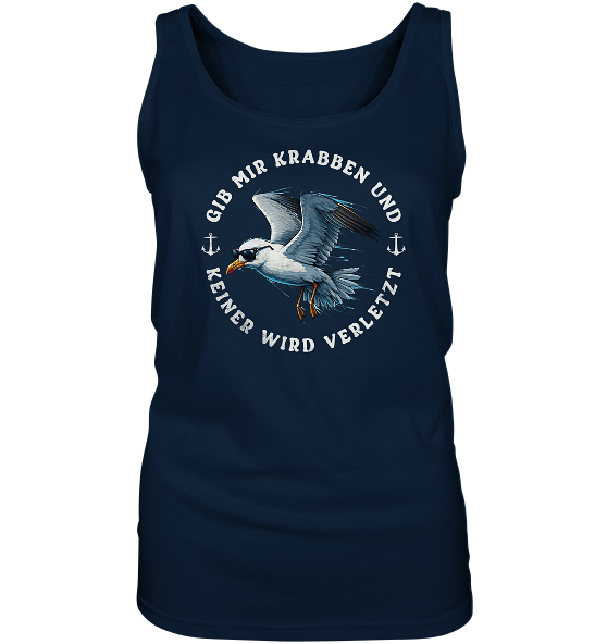 Gib mir Krabben und keiner wird verletzt - Damen Tank-Top - Kiebitzdelle