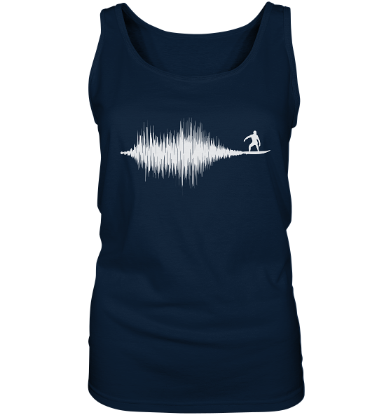 Soundwave Schallewelle Surfer Equilizer - Damen Tank-Top - Kiebitzdelle