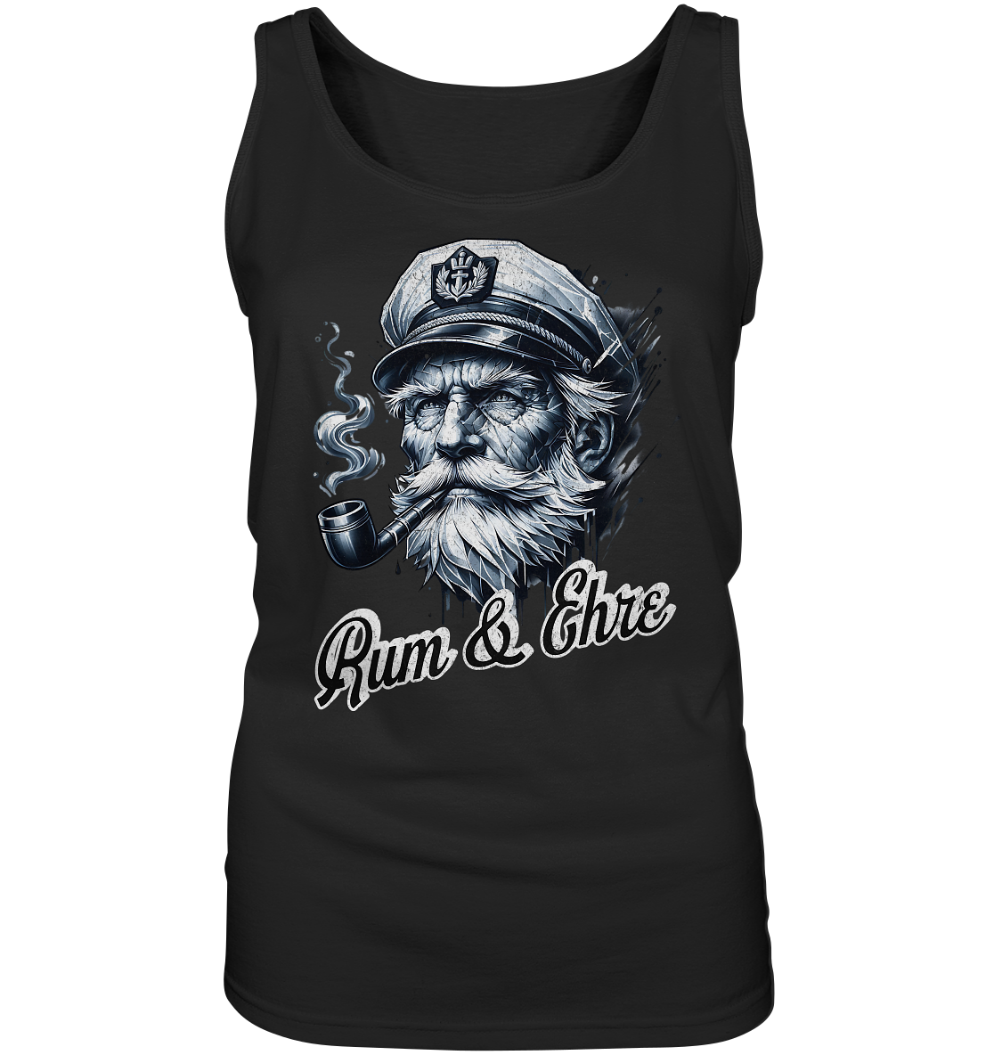 Rum und Ehre Kapitän - Damen Tank-Top - Kiebitzdelle