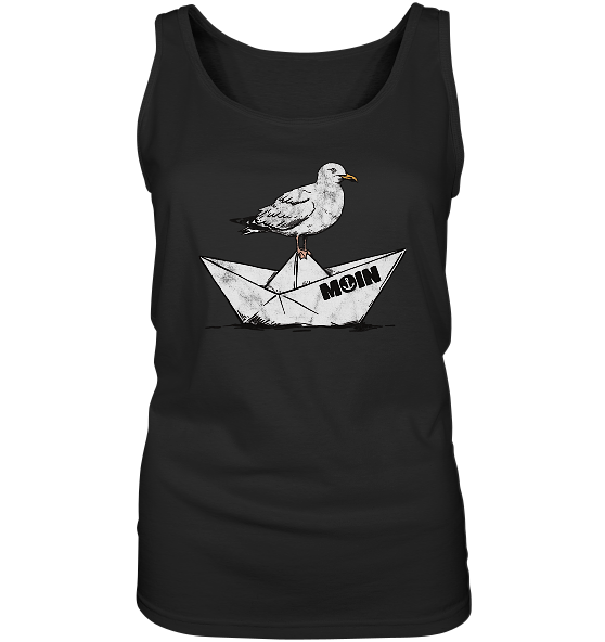 Papierschiff Möwe Moin - Damen Tank-Top
