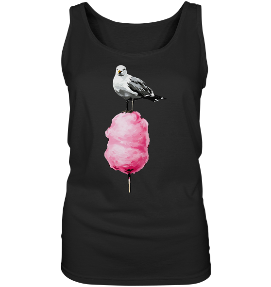 Möwe auf Zuckerwatte - Damen Tank-Top - Kiebitzdelle